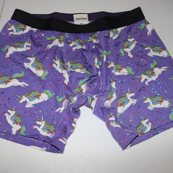 MeUndies Other - MeUndies purple rainbow unicorn men's boxer briefs size medium